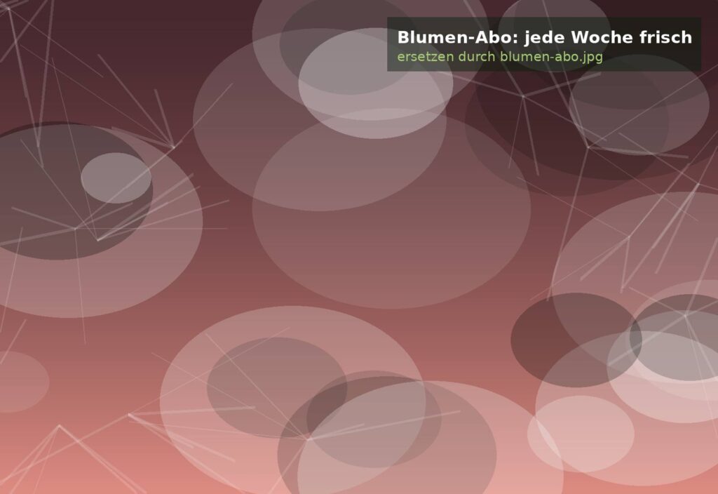 Blumen-Abo